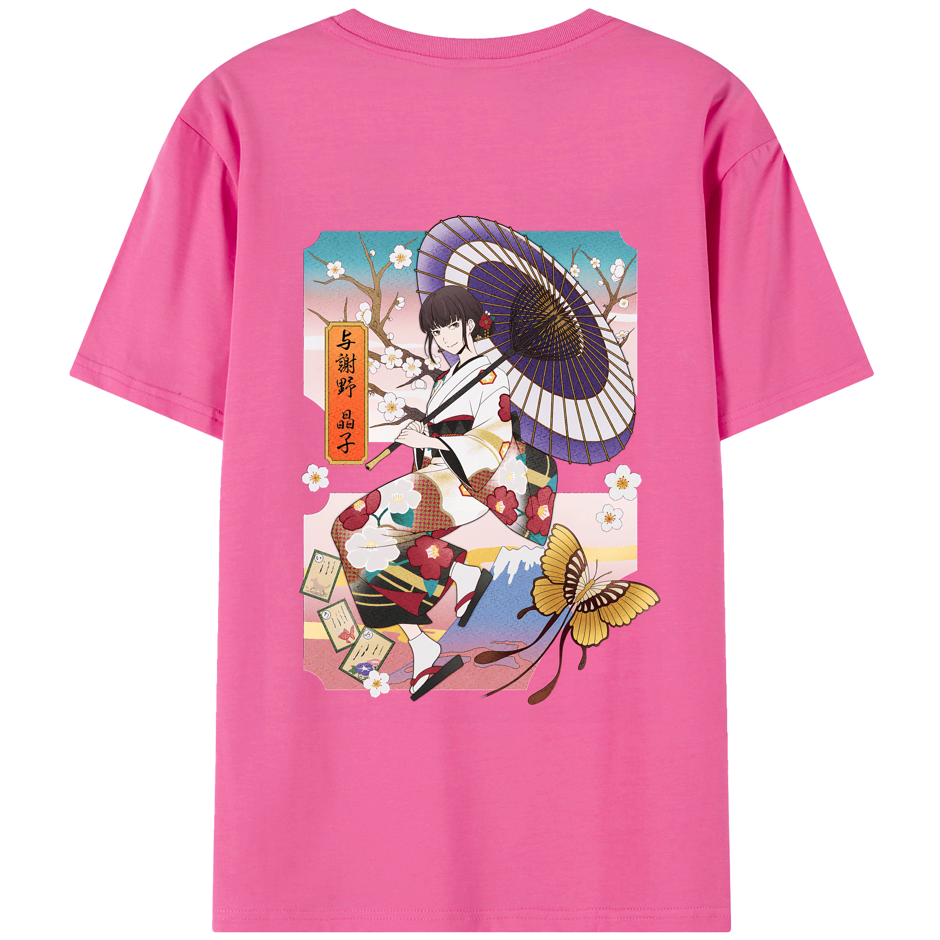 （画像用） 文豪ストレイドッグス Bungo Stray Dogs レディース半袖Tシャツ(バックプリント)
